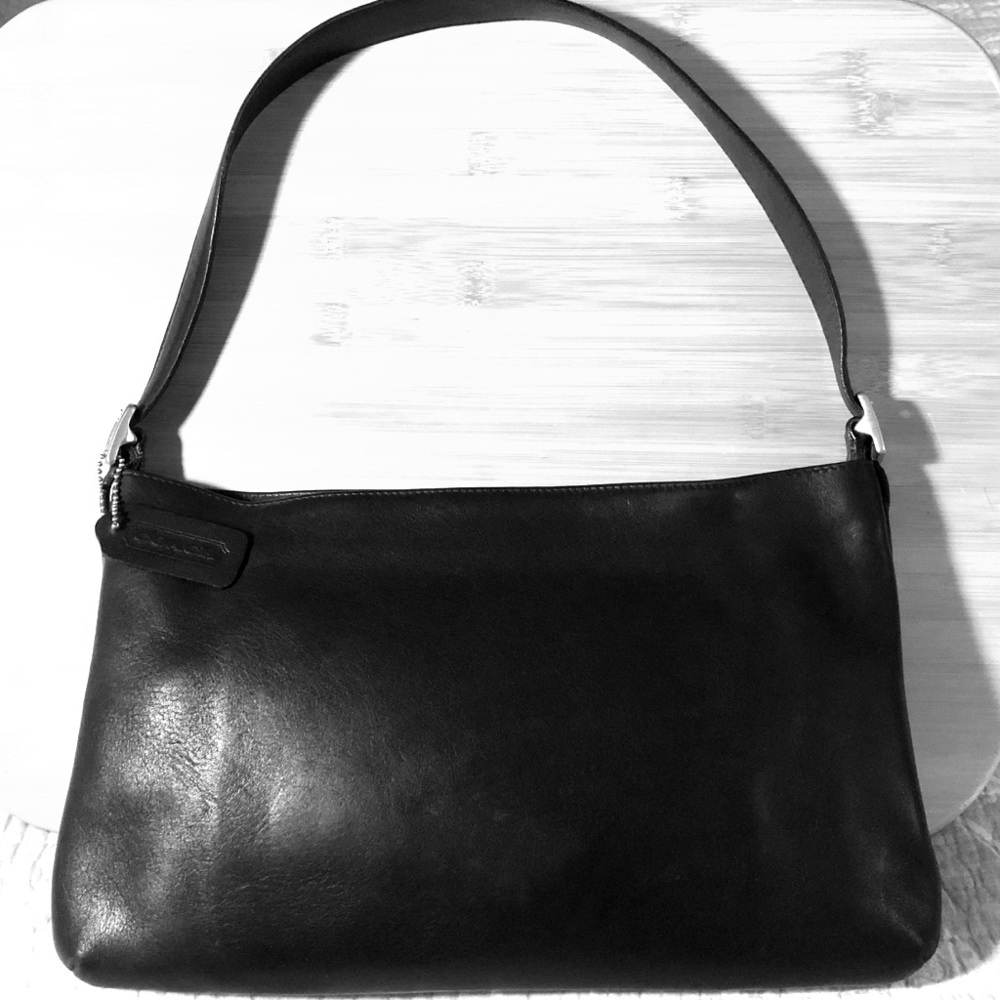 🖤VINTAGE COACH LEATHER PURSE, EUC, CLASSIC BLACK